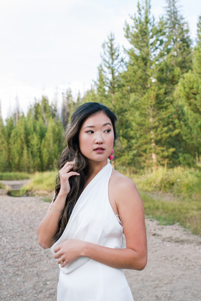 The Roam Photography Retreat bridal shoot in Rocky Mountain National Park, Colorado