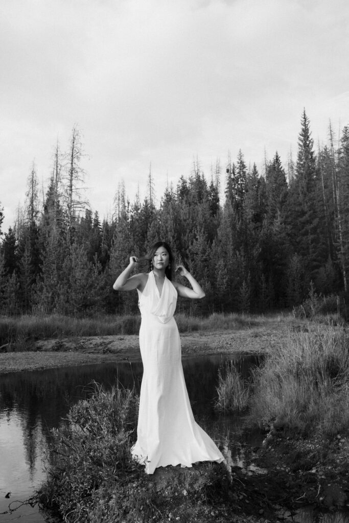 The Roam Photography Retreat bridal shoot in Rocky Mountain National Park, Colorado