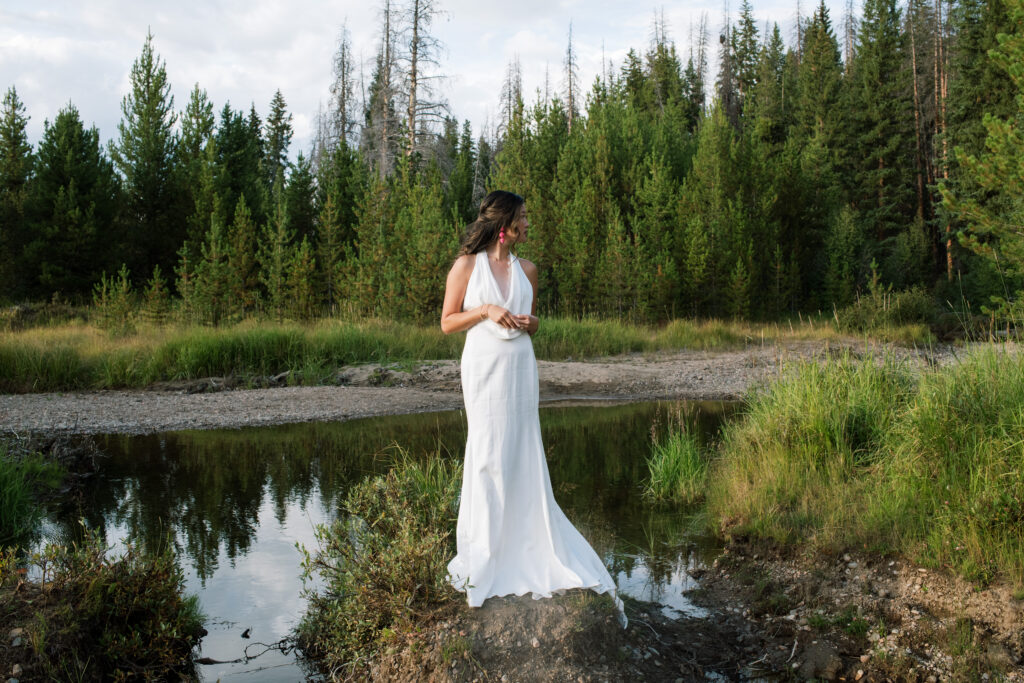 The Roam Photography Retreat bridal shoot in Rocky Mountain National Park, Colorado