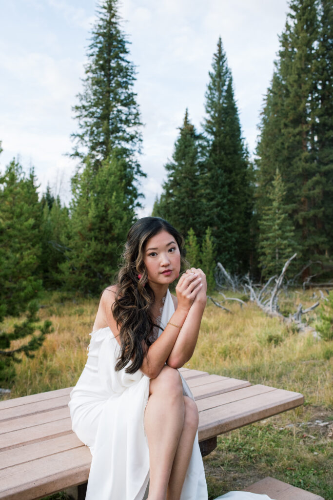 The Roam Photography Retreat bridal shoot in Rocky Mountain National Park, Colorado